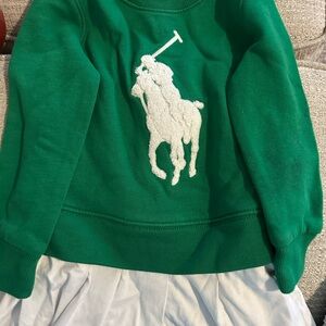 Polo by Ralph Lauren Green Dress with White Logo